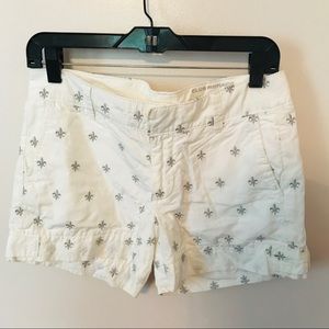 Club Monaco White Short with Silver Detail